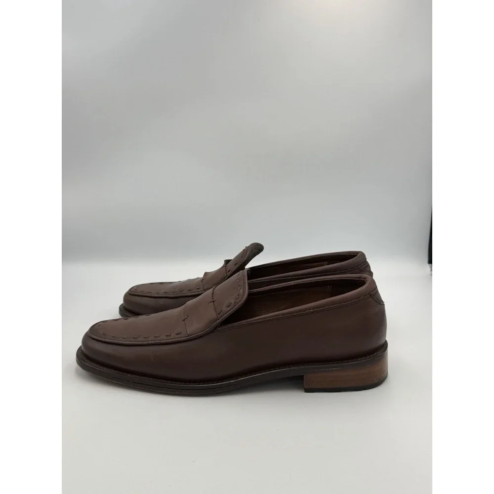 H.S. Trask Choteau Loafer Brown Leather Penny Loafers Men's Size 8M